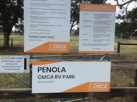 Entrance signs and rules