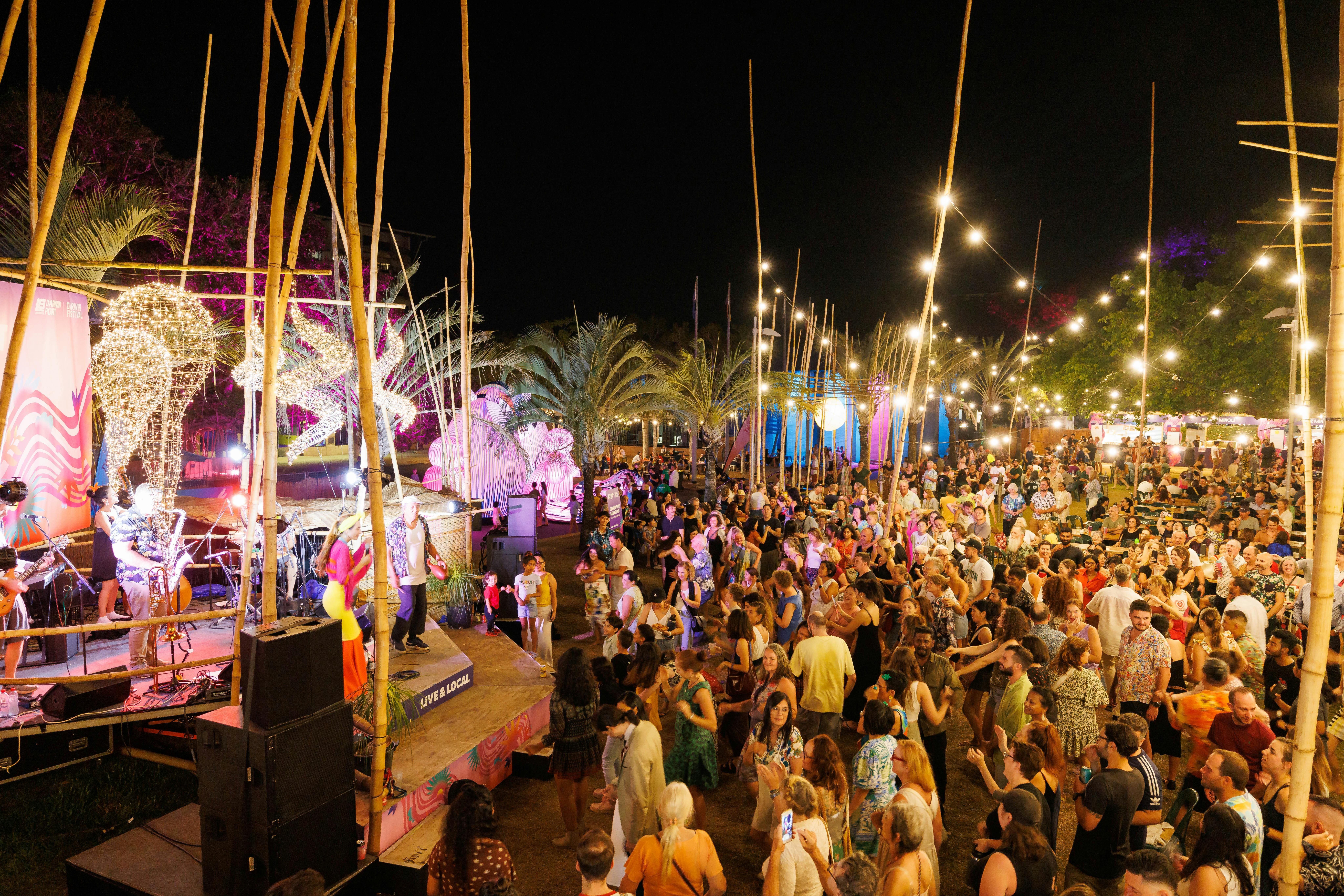 Free Entertainment on the Darwin Port Bandstand