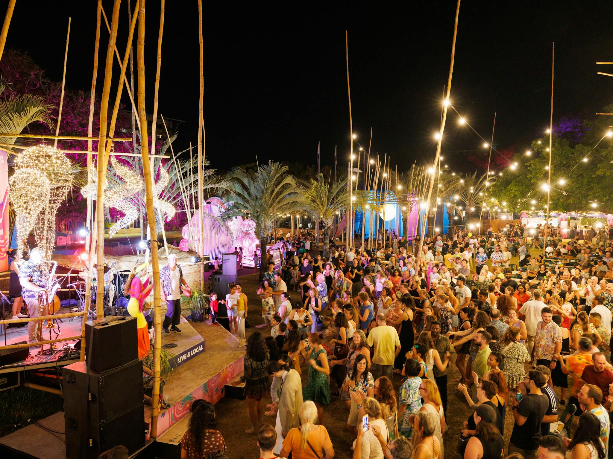Free Entertainment on the Darwin Port Bandstand