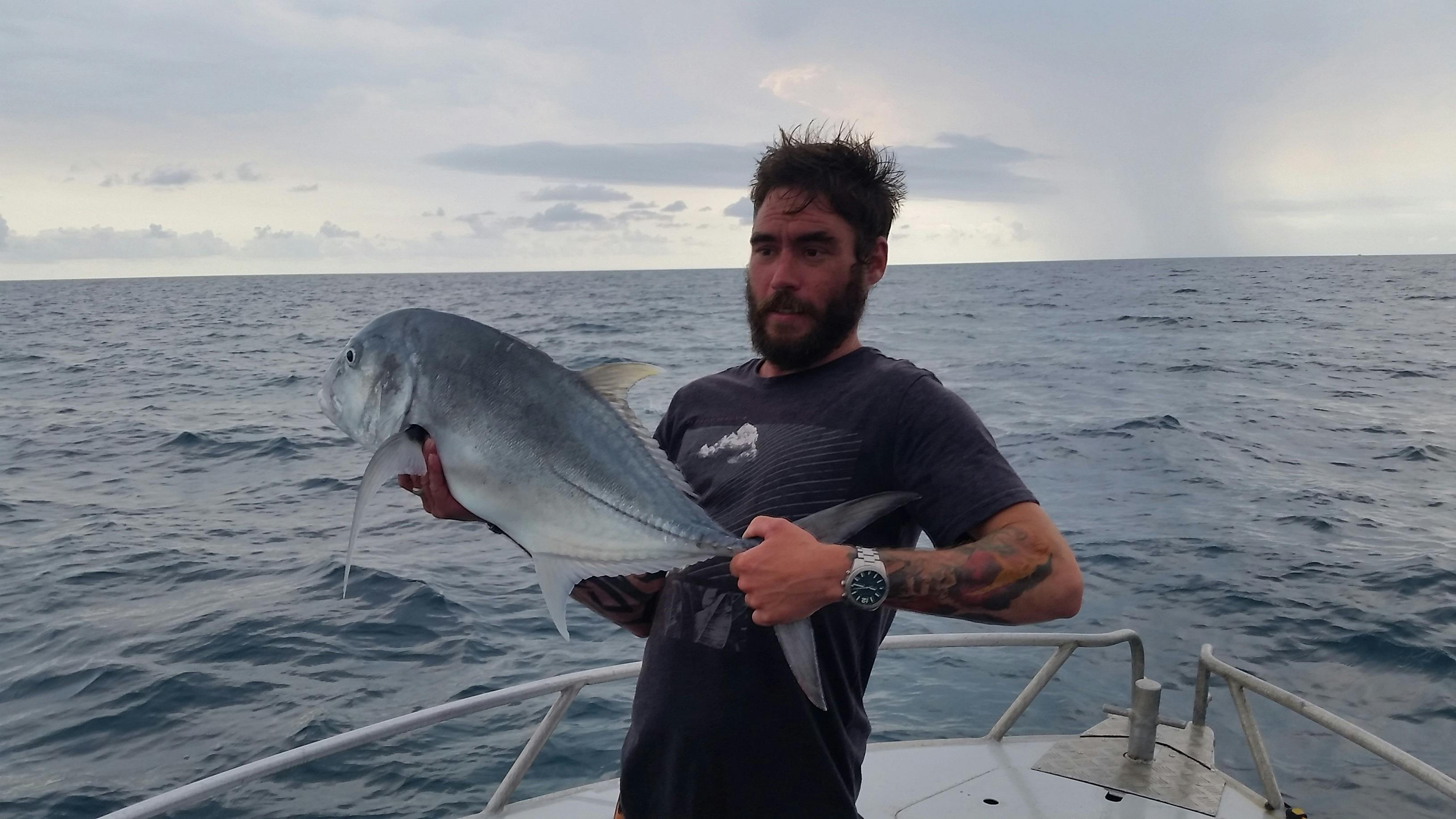 GT Popper fishing on the Great Barrier Reef
