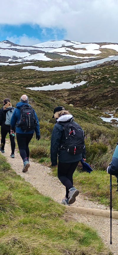 Ascending Mt Kosciuszko