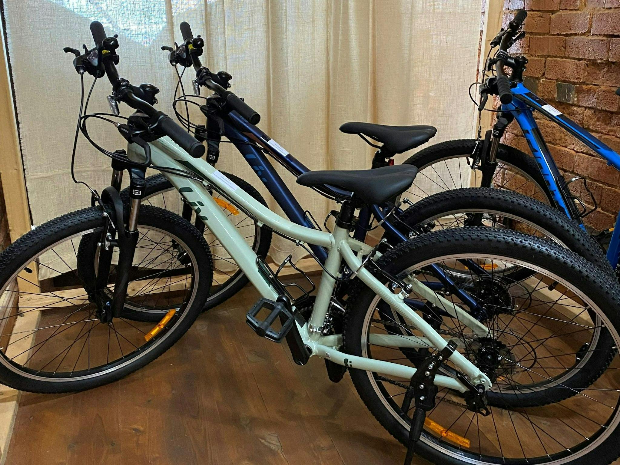We have 3 extra small bikes avaiable, suitable for children 10years plus