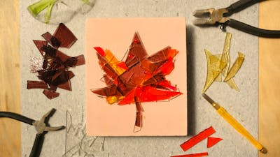 Leafy Light Catchers WIP