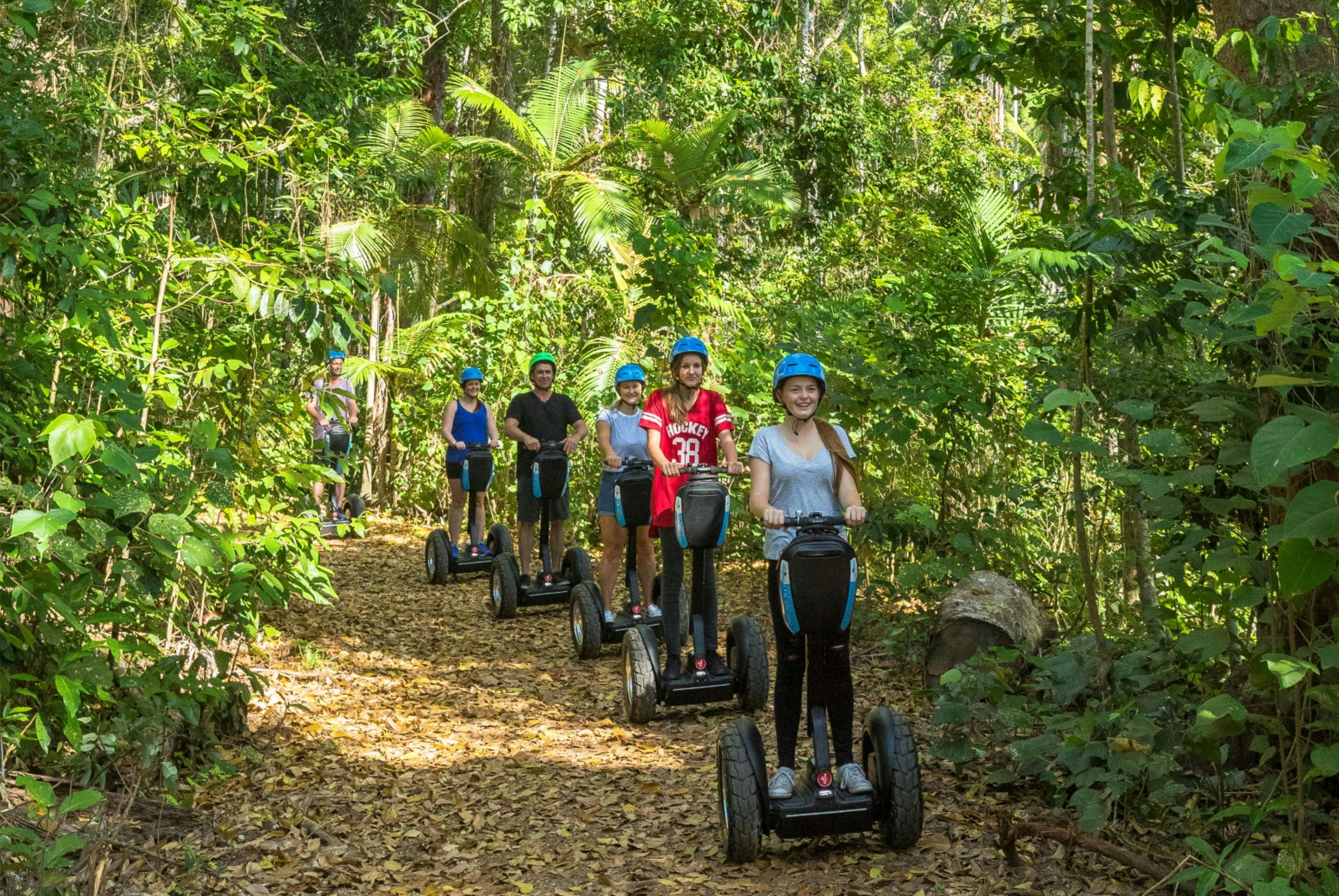 Segway through the pristine rainforest of Conway National Park, Airlie Beach, Whitsundays
