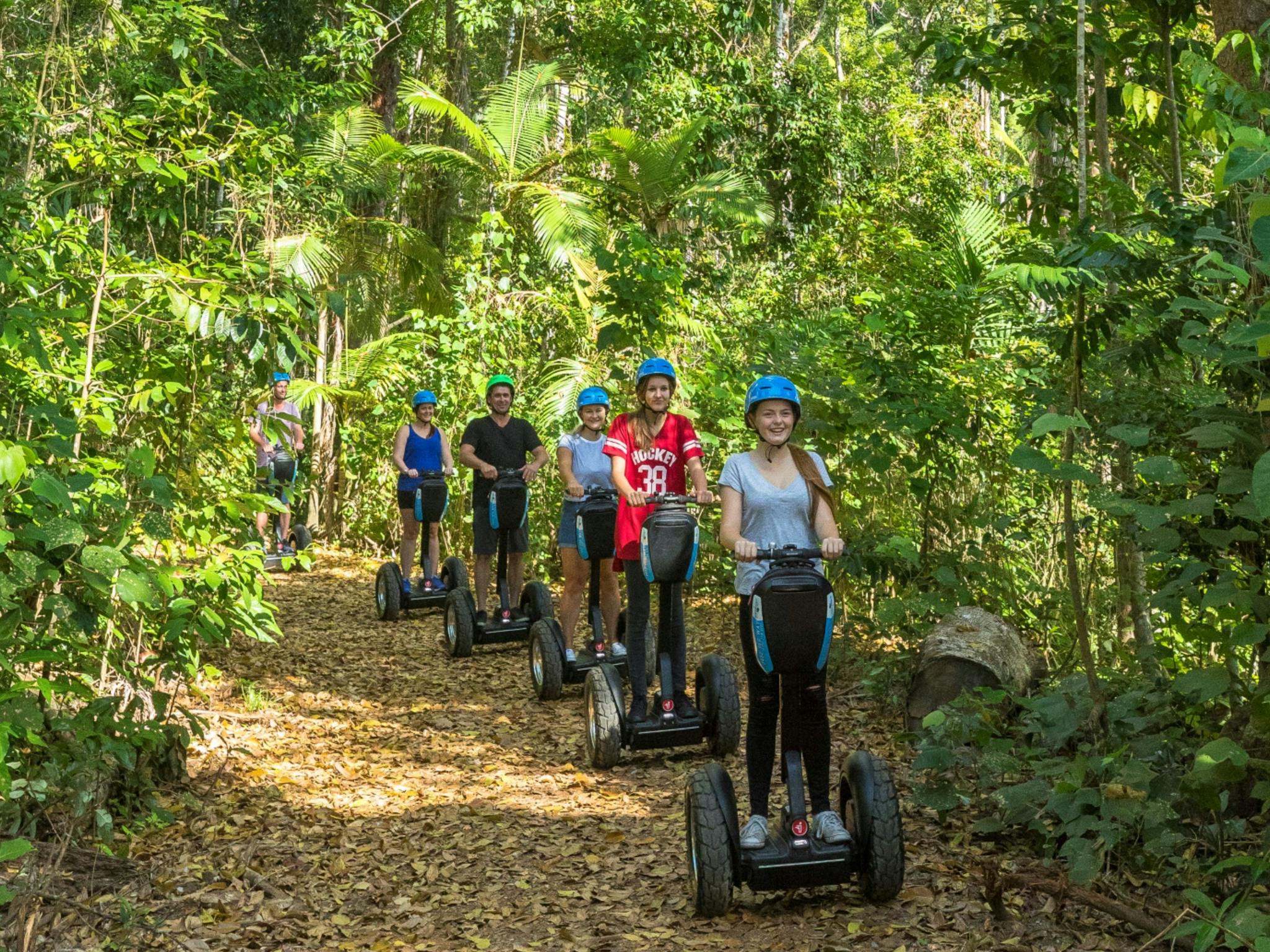 Segway through the pristine rainforest of Conway National Park, Airlie Beach, Whitsundays
