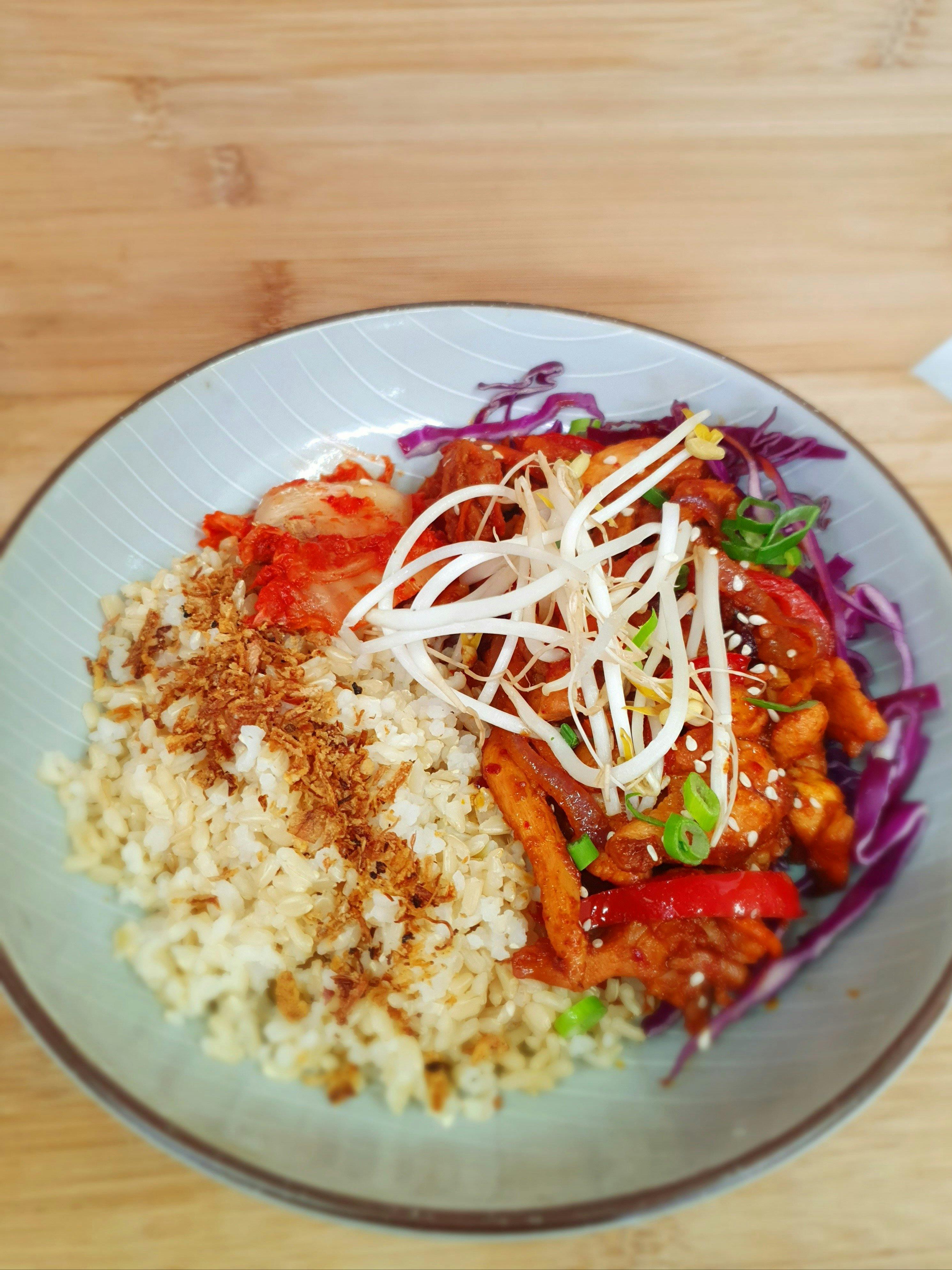 KOREAN CHICKEN BULGOGI KIMCHI