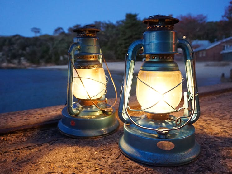 Lanterns on Quarantine Wharf