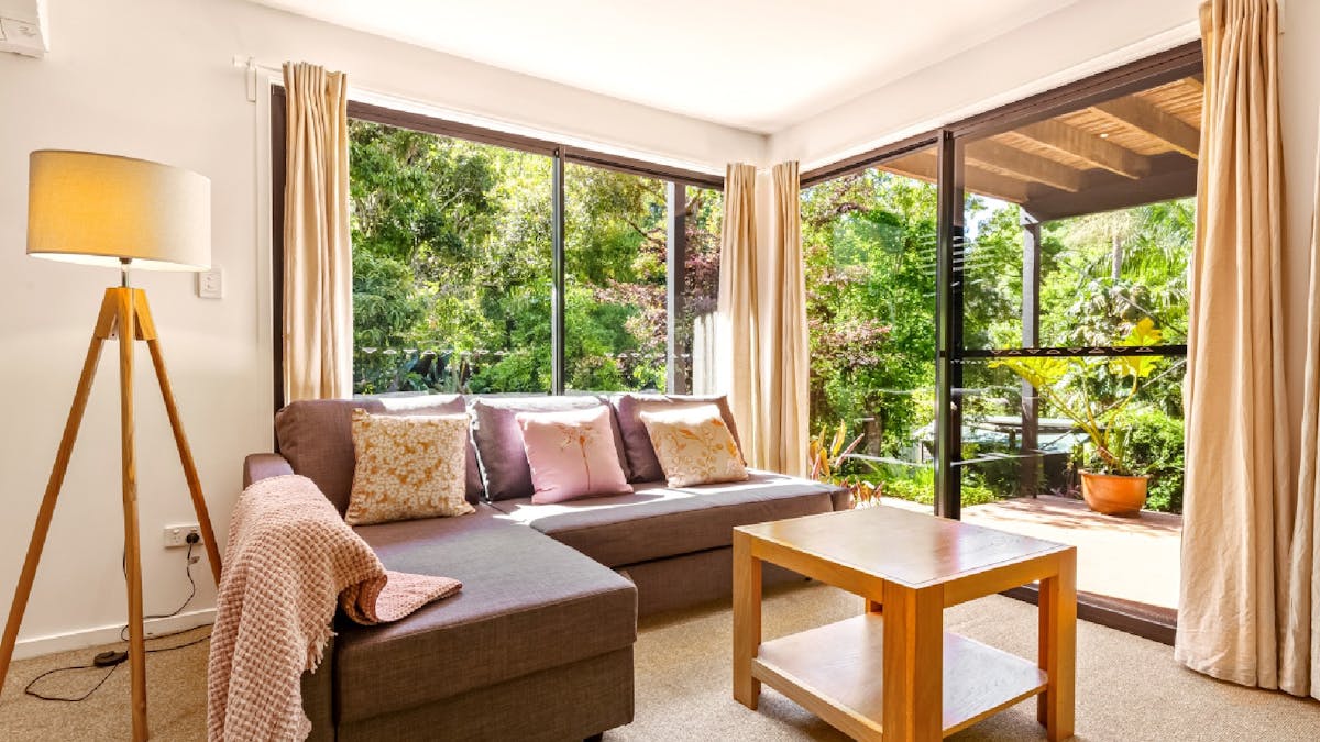 Downstairs lounge area