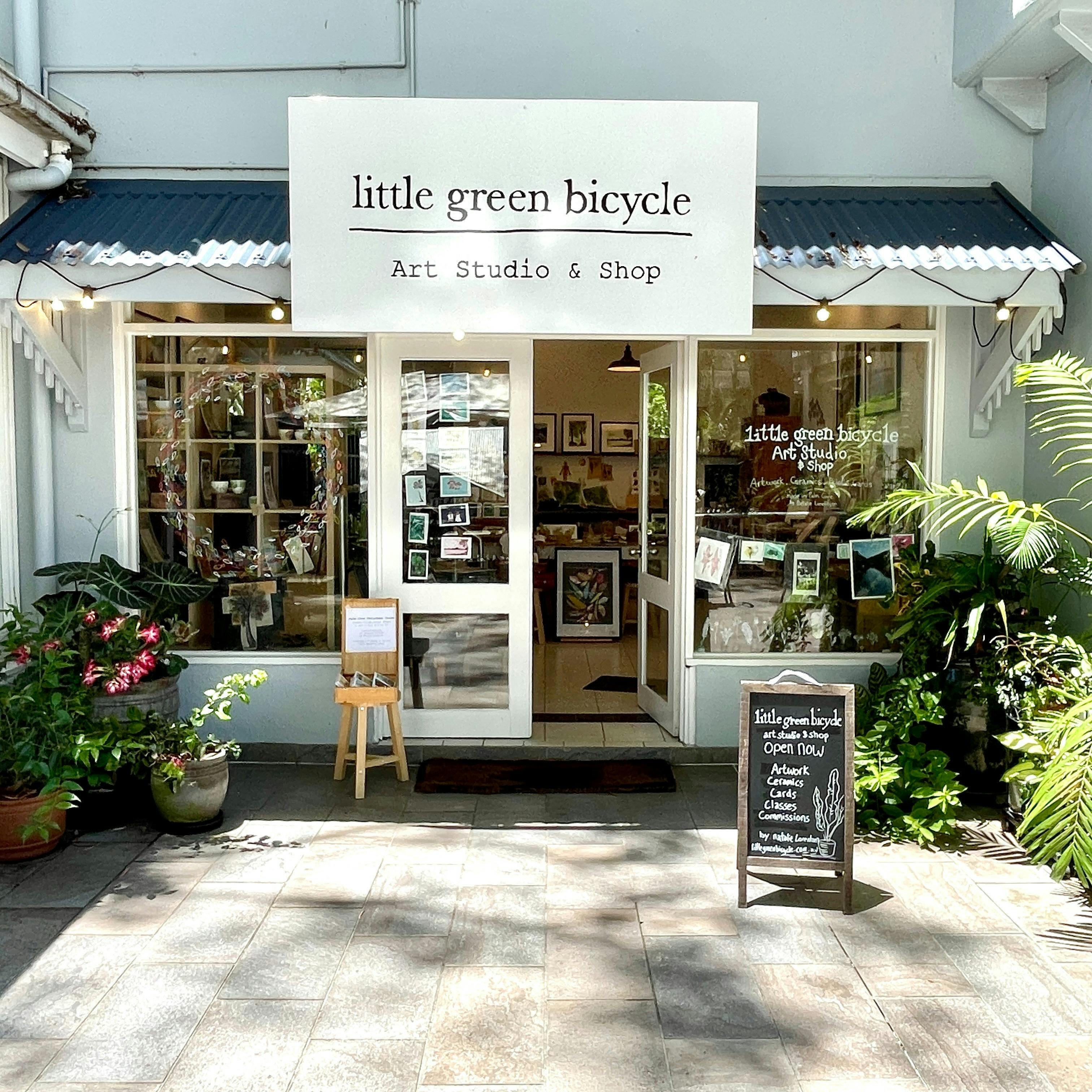 Shop Front  Little Green Bicycle Art Studio & Shop Palm Cove