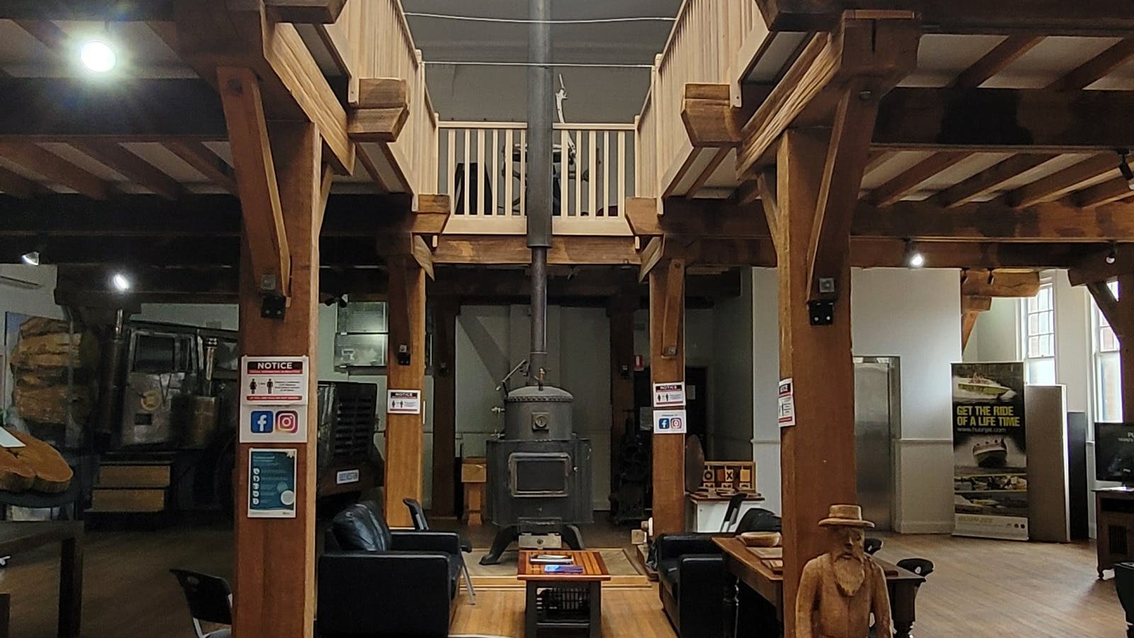 Main Hall and Fireplace