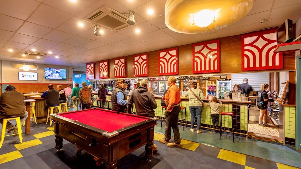 Gregory Bar with pool table
