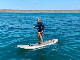 SUP in action on Ningaloo Reef