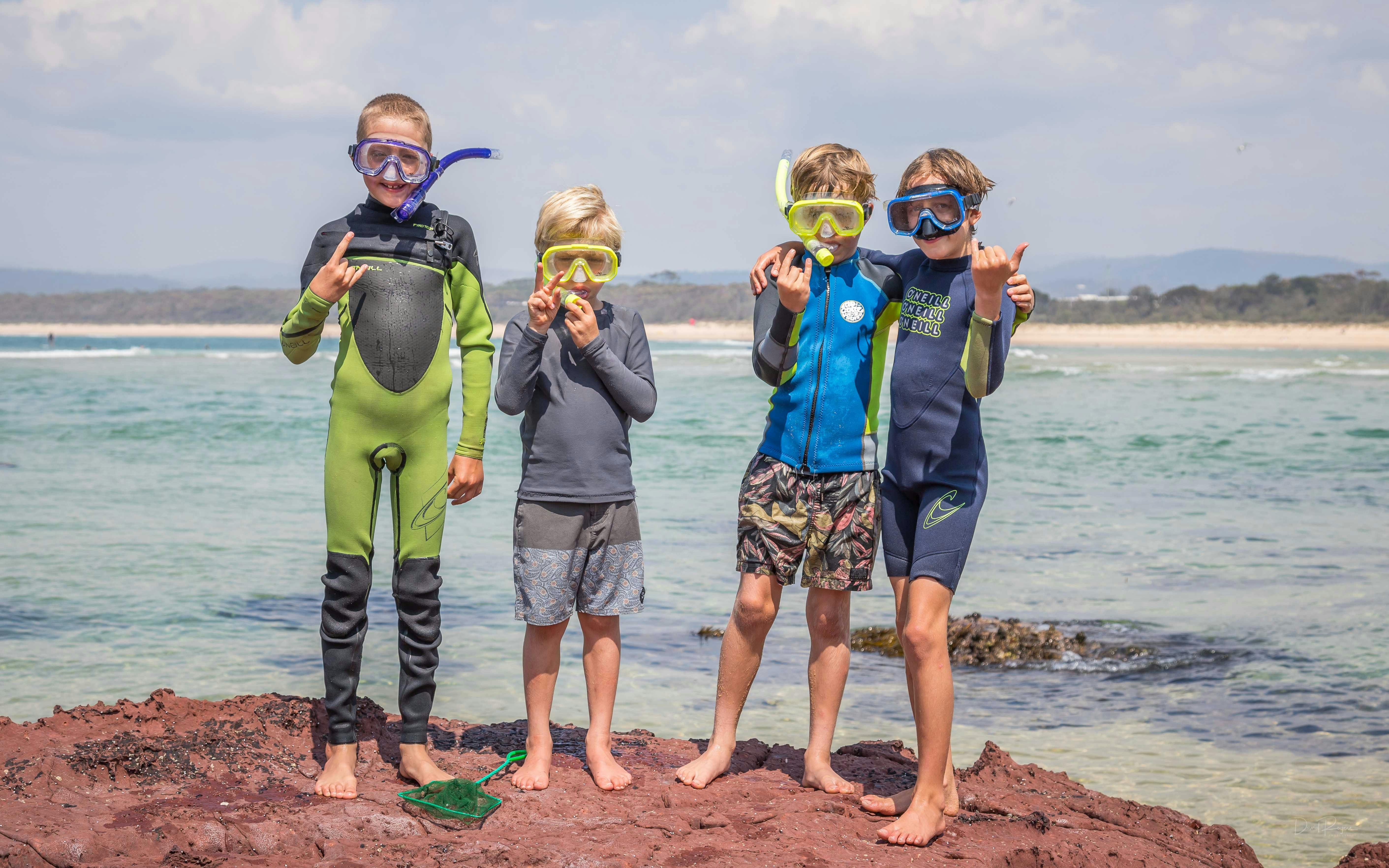 Merimbula, snorkelling, family friendly