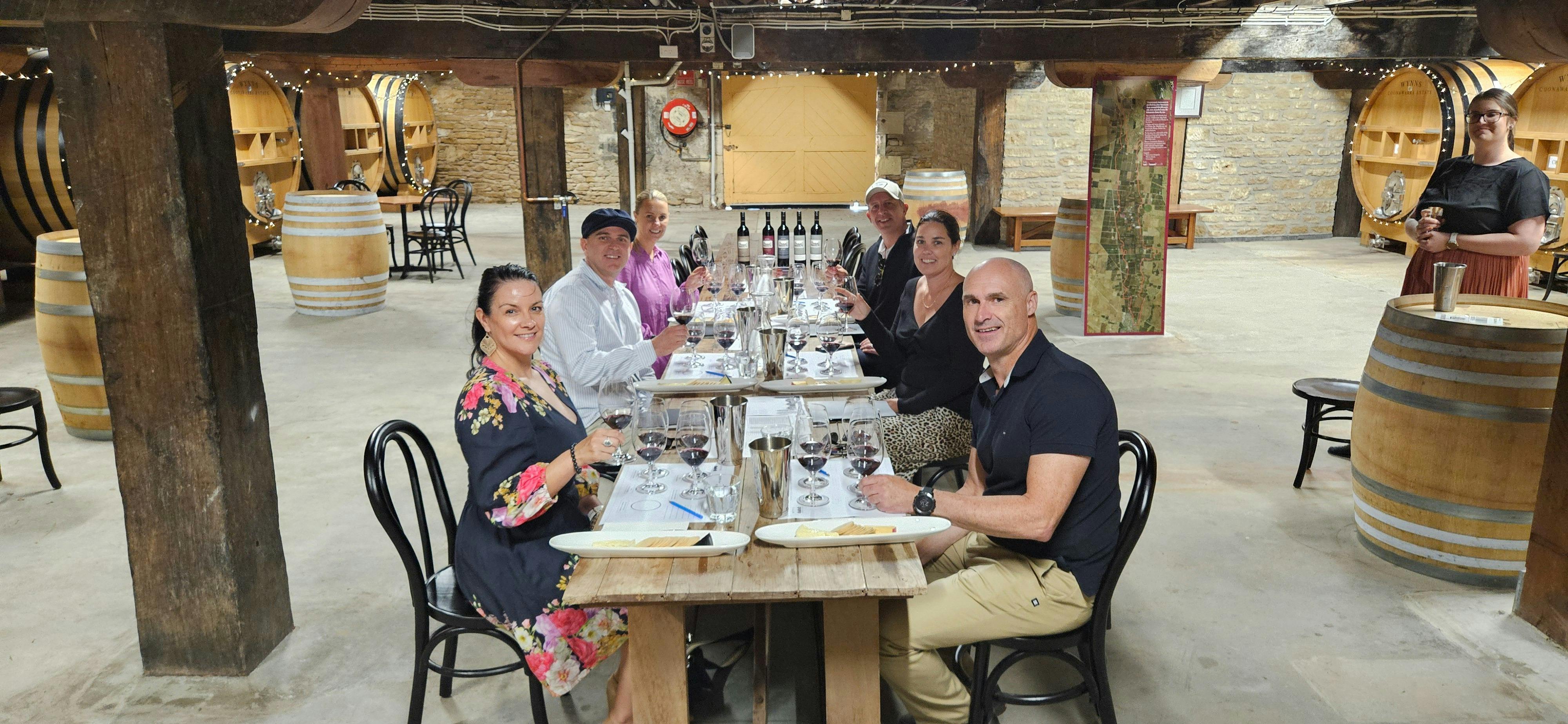 Private wine tasting at Wynss Coonawarra