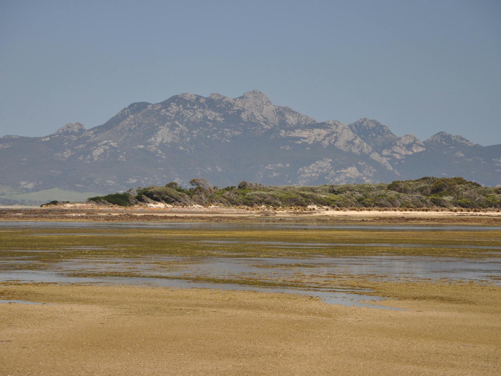 Long Point a tidal salt marsh Flinders Island Tasmania