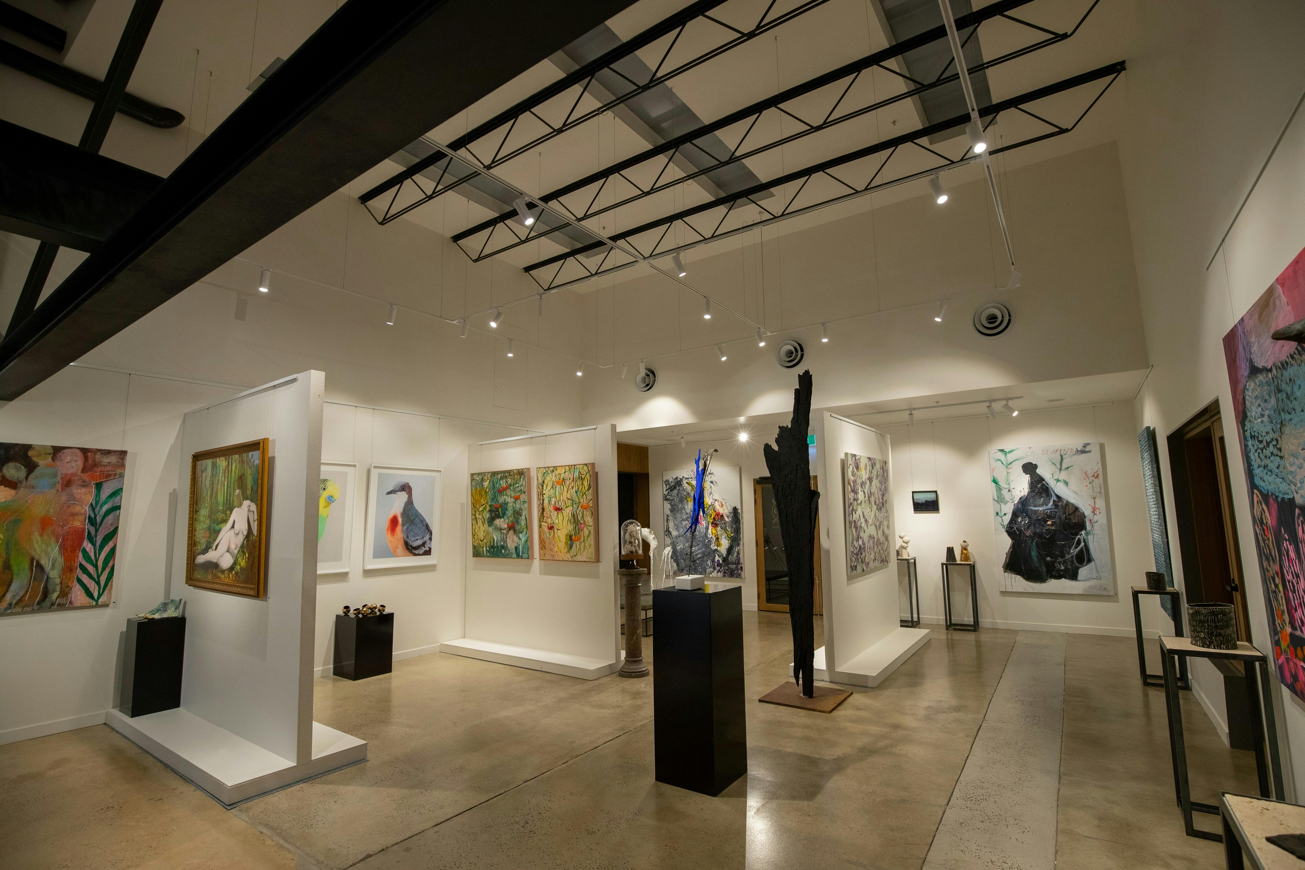 Wide shot of Gallery from This is now exxhibition