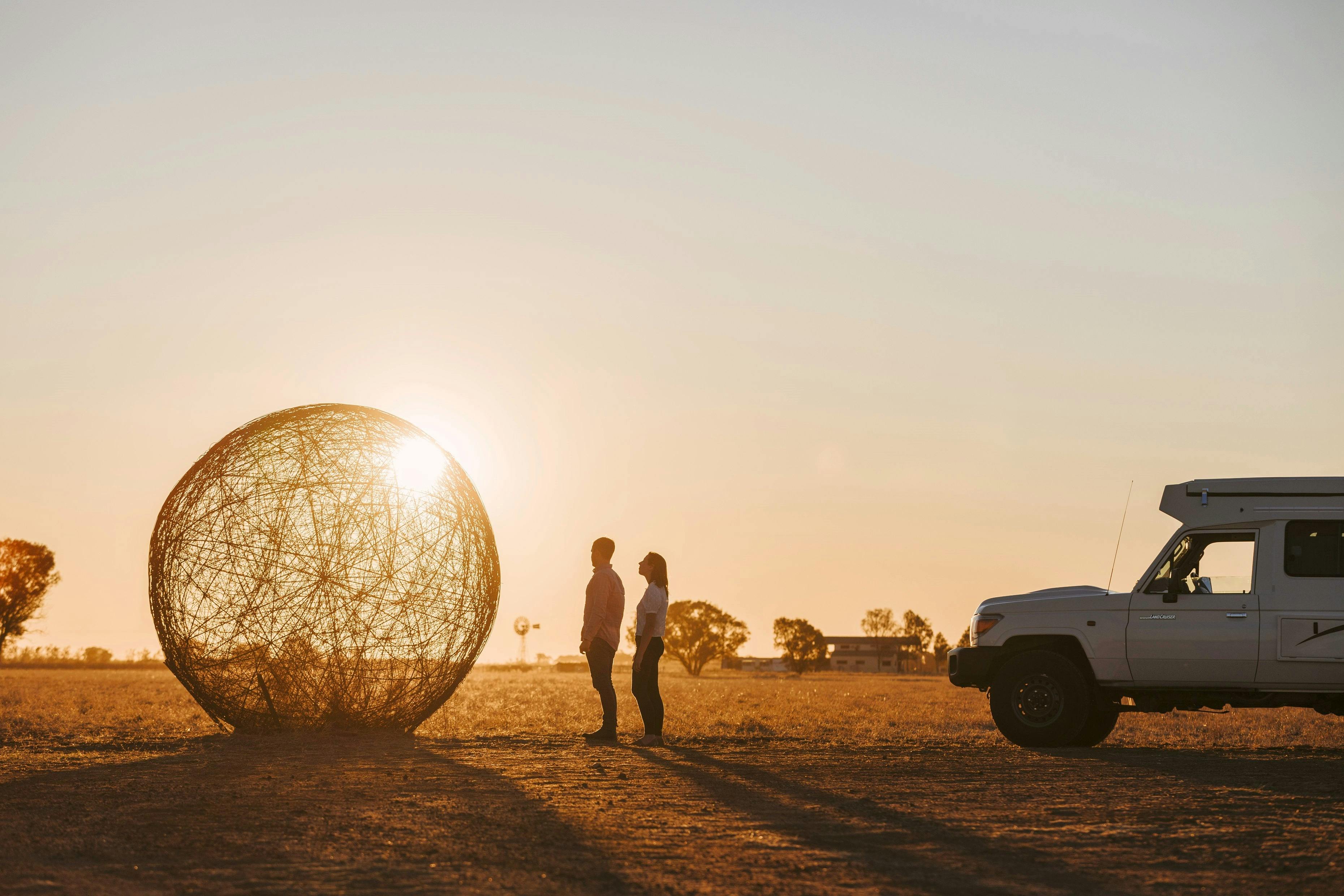Roly Poly Art Installation Blackall
