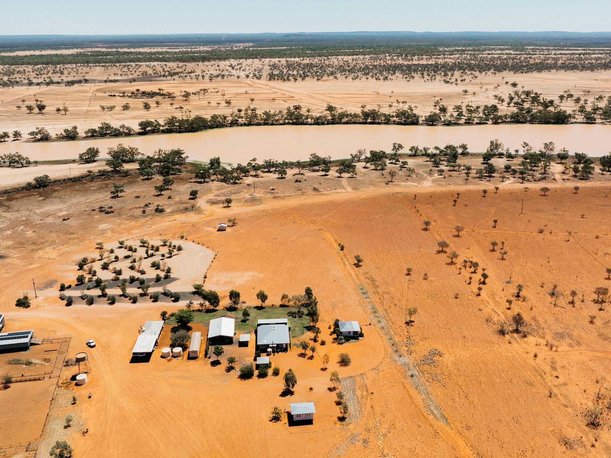 aerial view showing accommodation and lake aerial view showing accommodation and lake