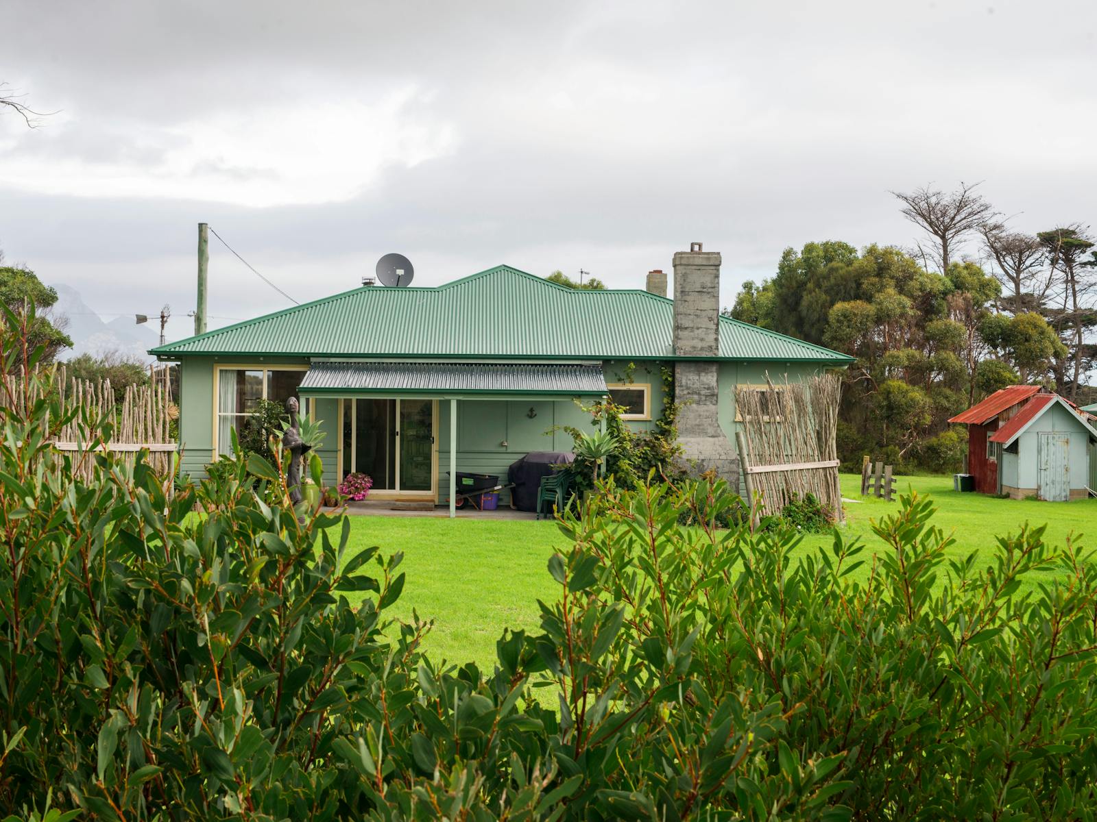 Rear view of house