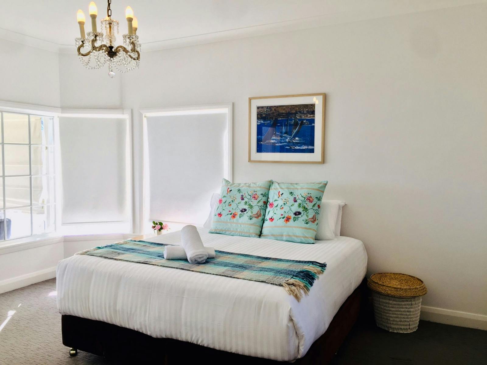 Bedroom with king bed