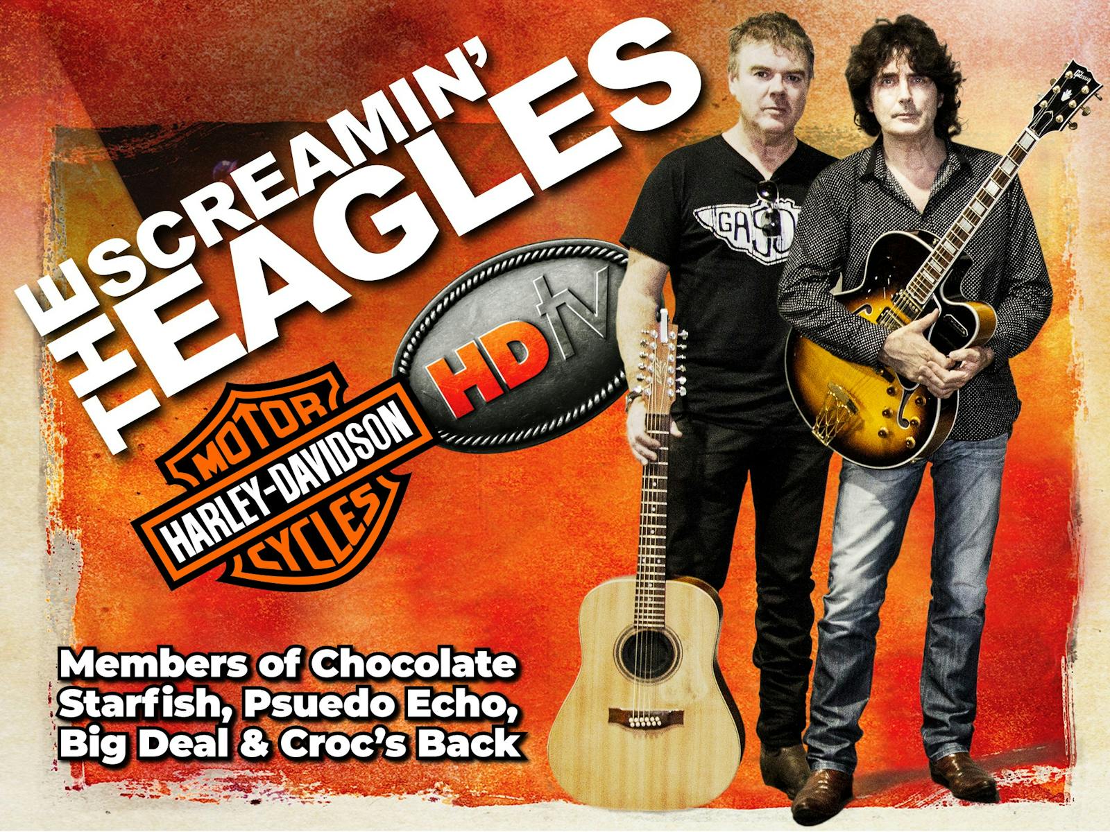 Image for The Screamin' Eagles at Mulwala Water Ski Club Live and Free