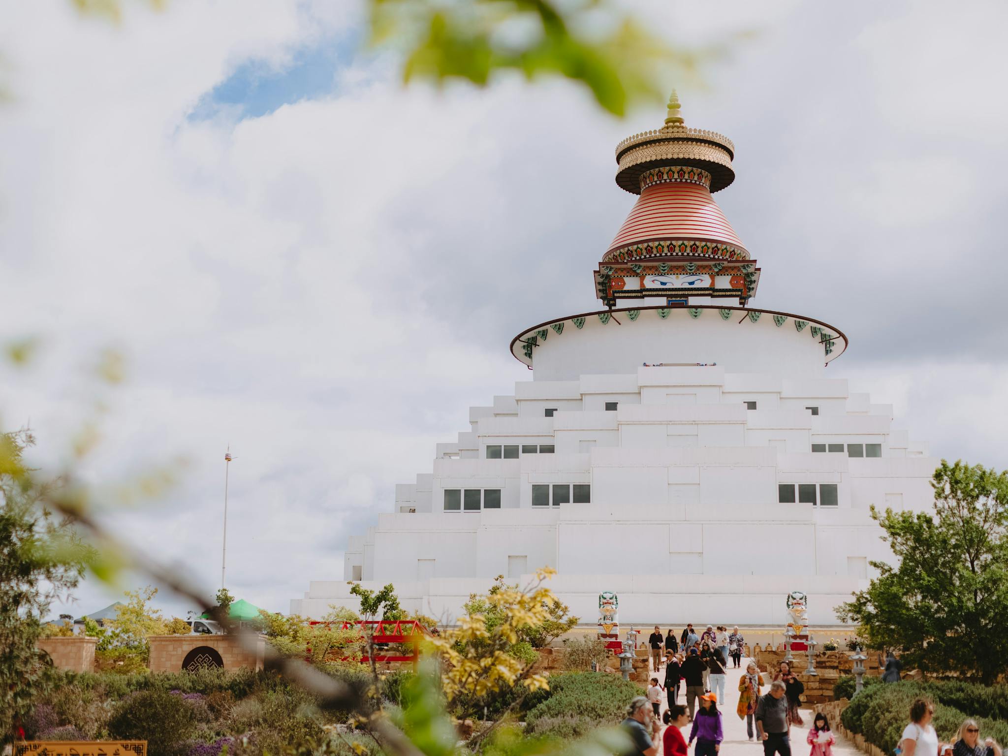 The Great Stupa Vegecareian event
