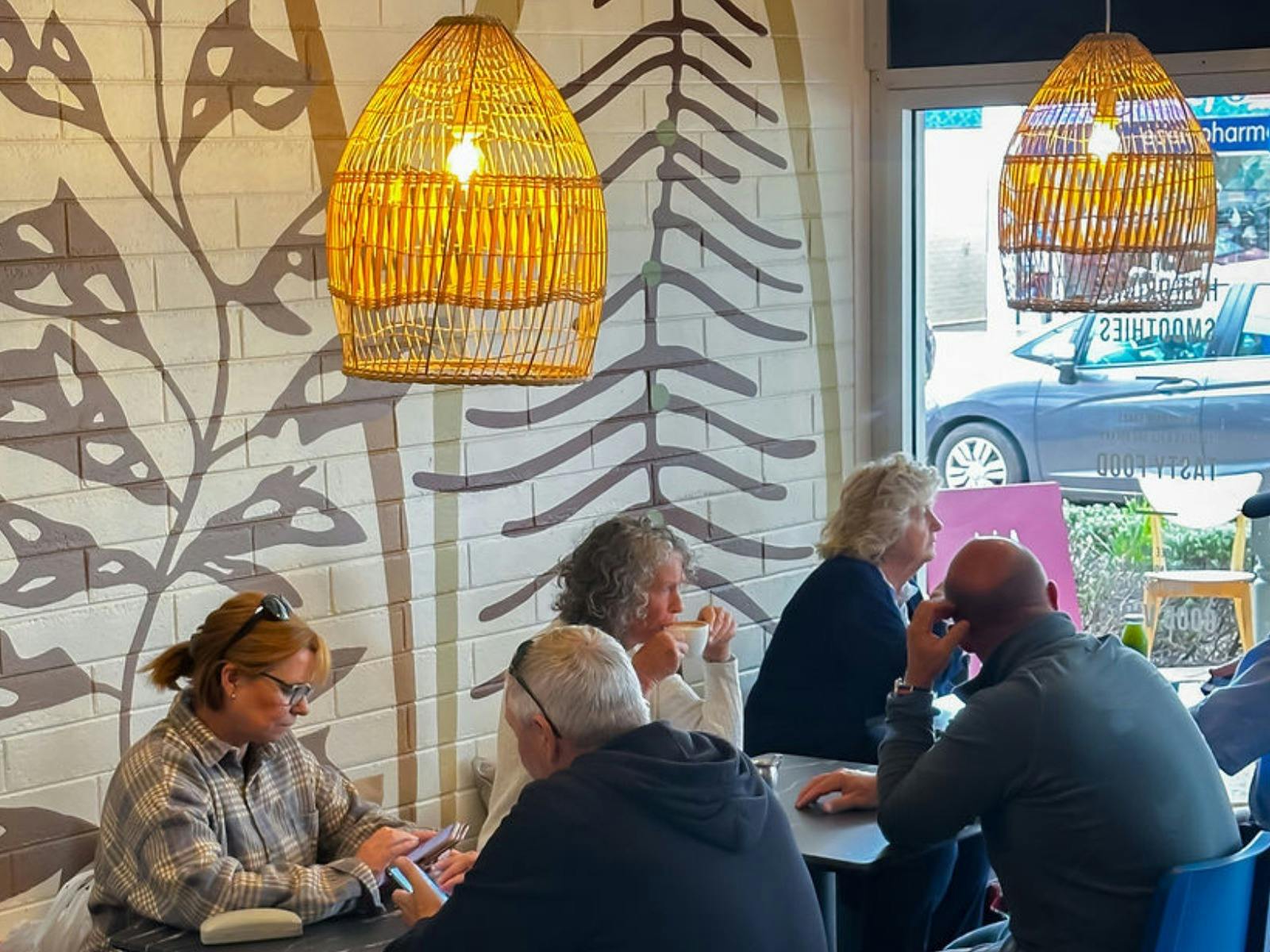 Stylish cafe dining at Toast Eden