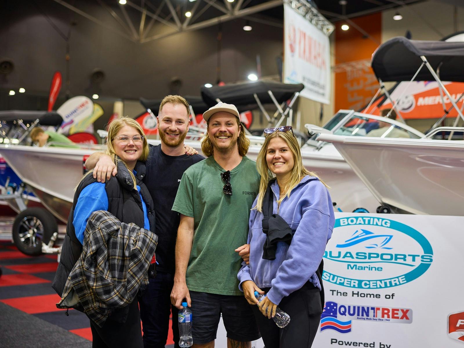 Group at Boat Show