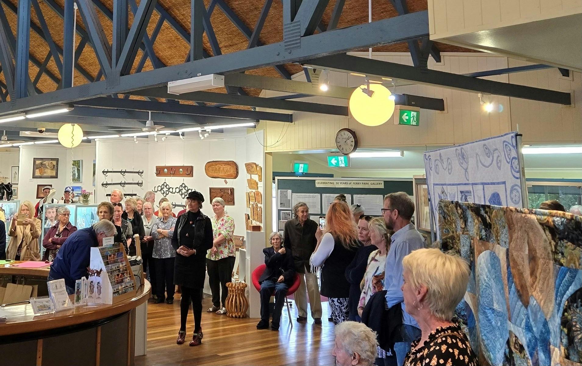 8x8 Small Works Exhibition Opening Night at Ferry Park Gallery