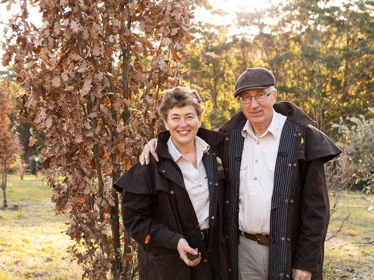 Fiona and Alan - the truffle farmers