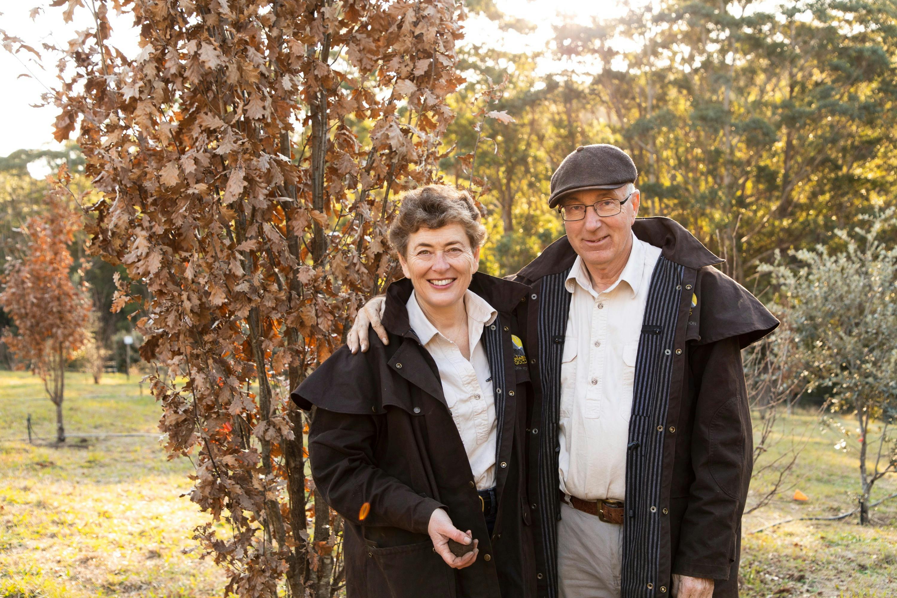 Fiona and Alan - the truffle farmers