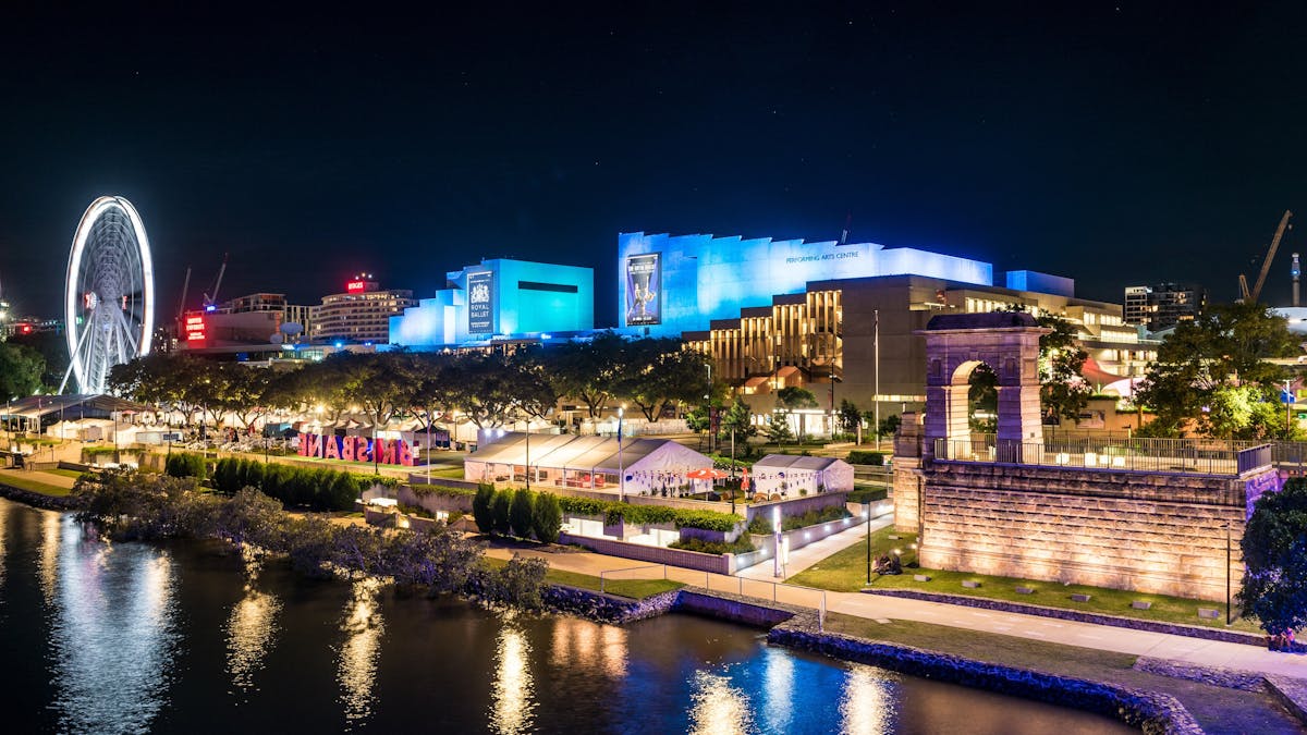 QPAC at night
