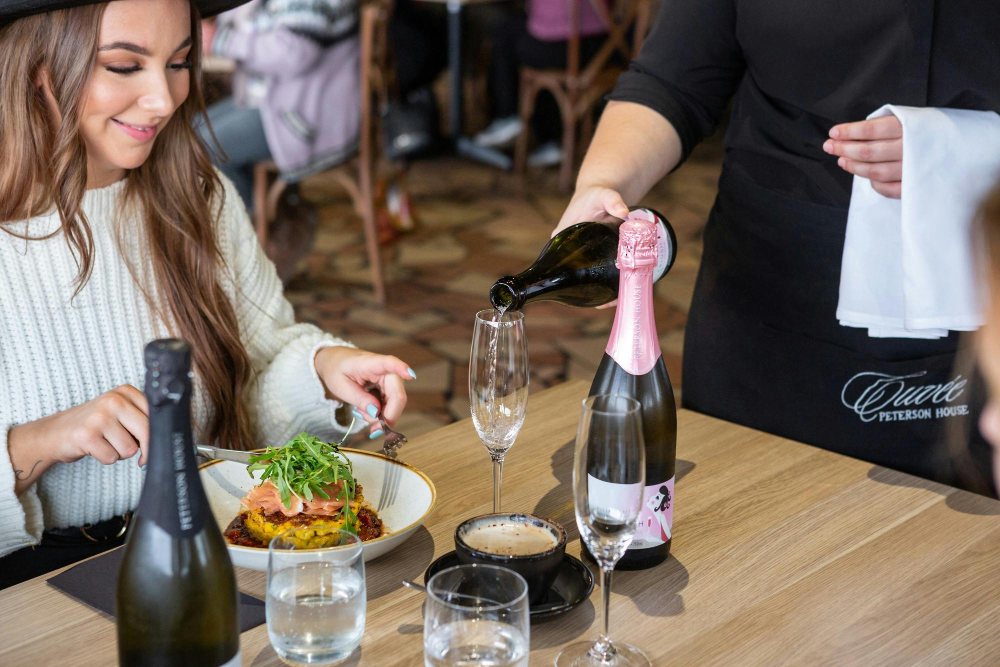 Guests dining in at Restaurant Cuvee