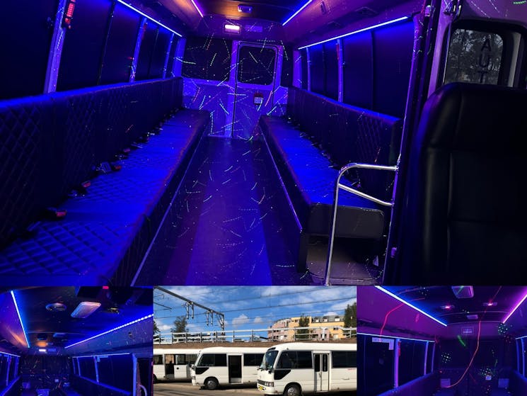23 seat limo bus
