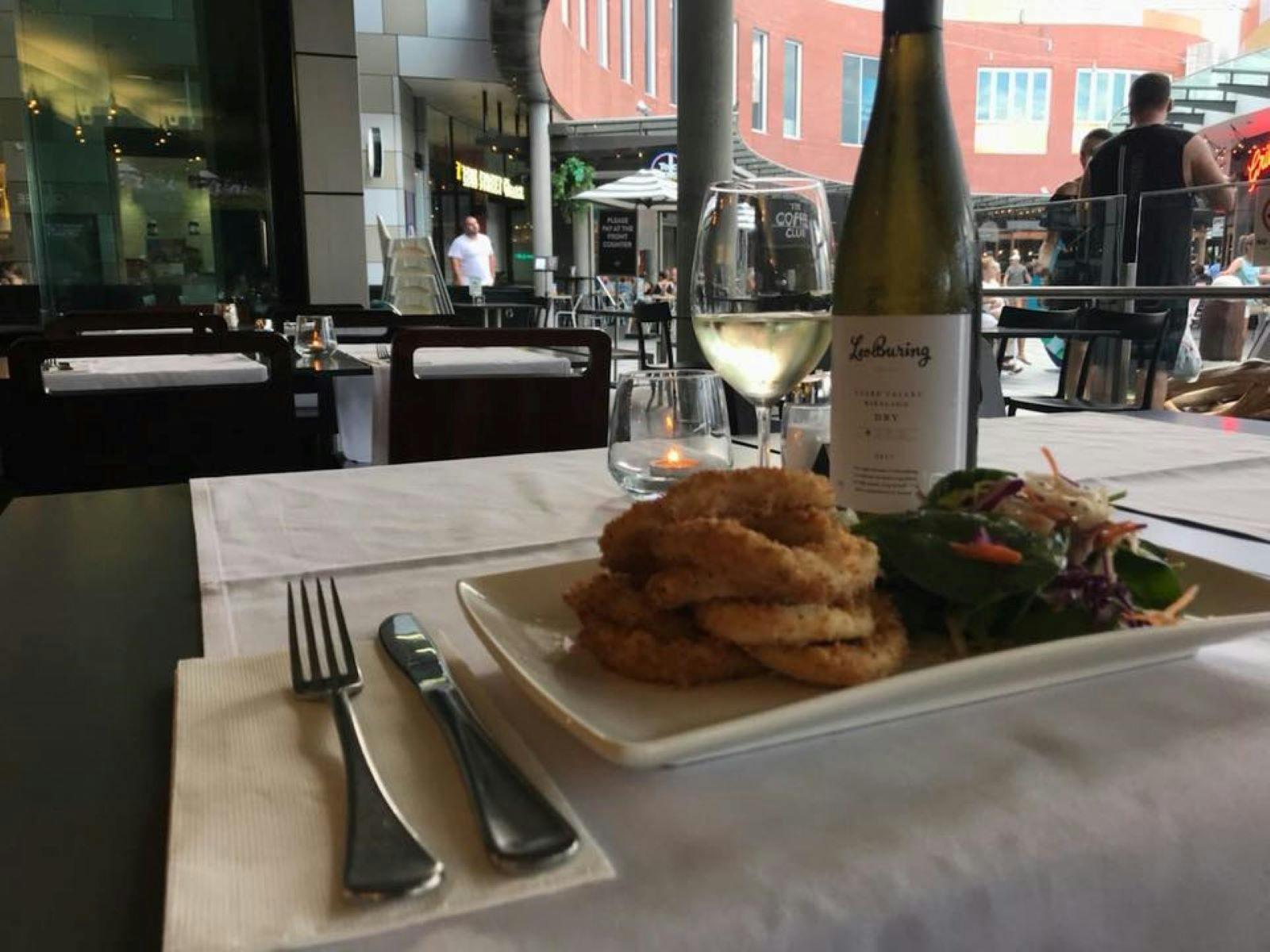 Relaxing at The Coffee Club