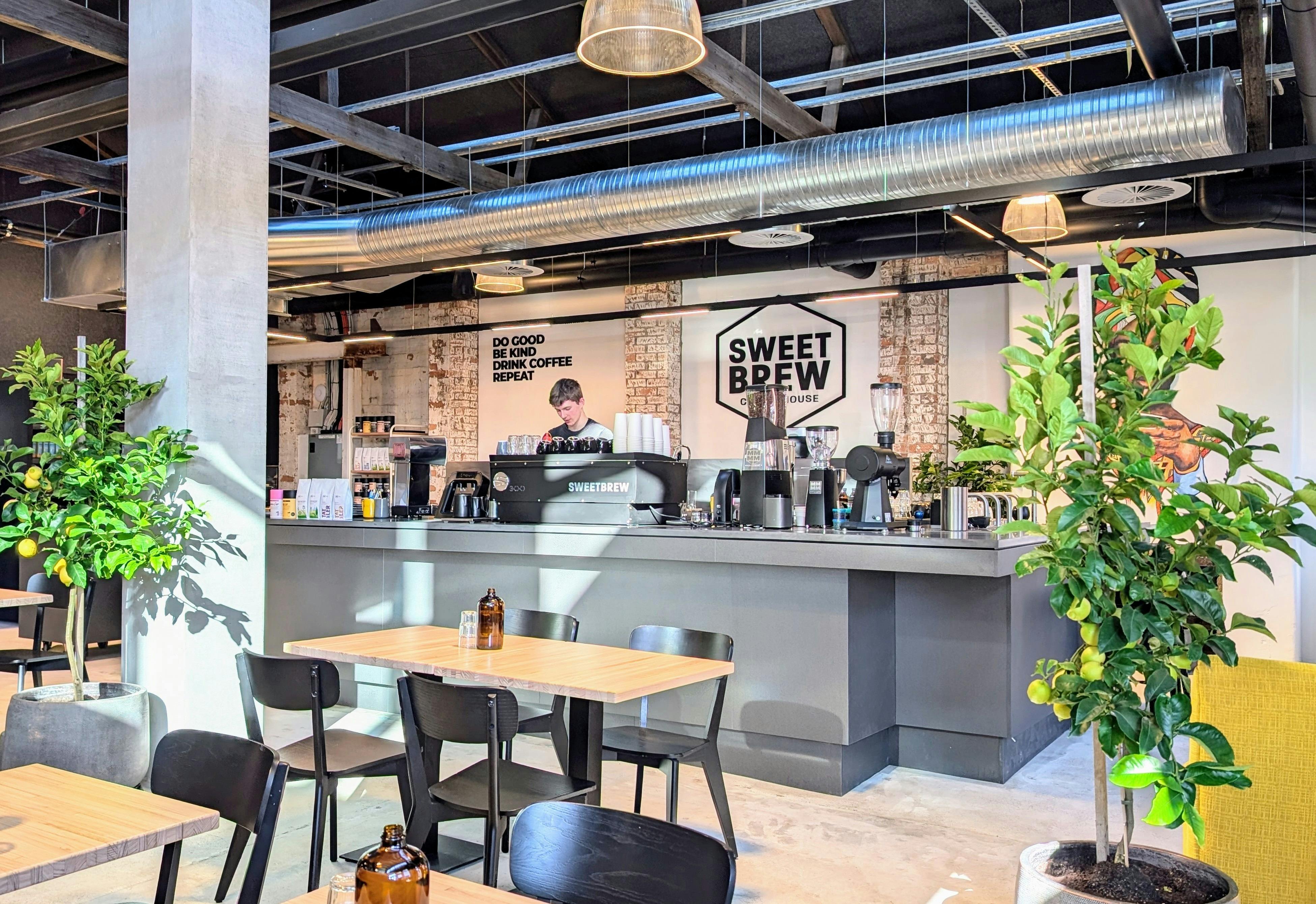 Image of the interior of Sweetbrew at Cimitiere Street Launceston