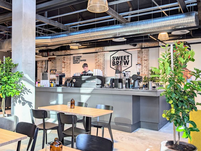 Image of the interior of Sweetbrew at Cimitiere Street Launceston