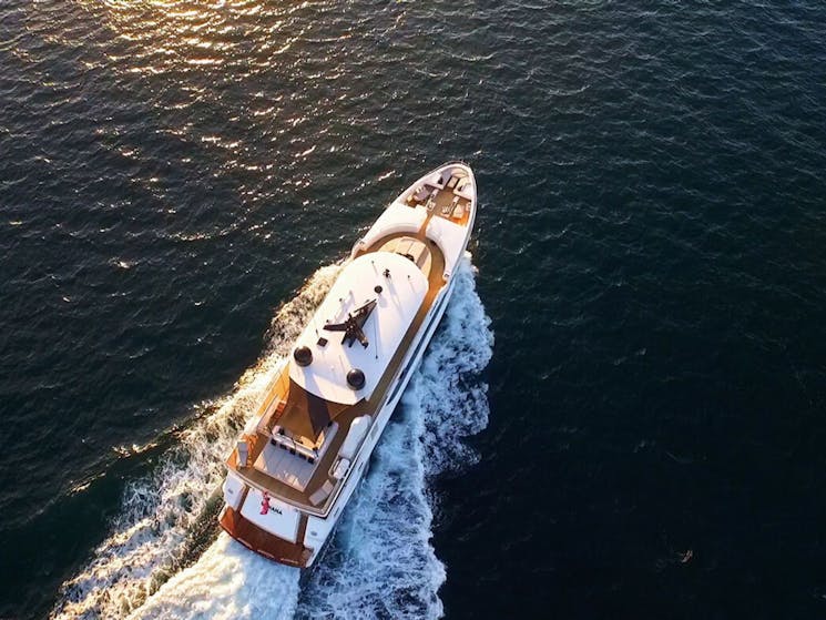 Luxury boat charter Sydney harbour