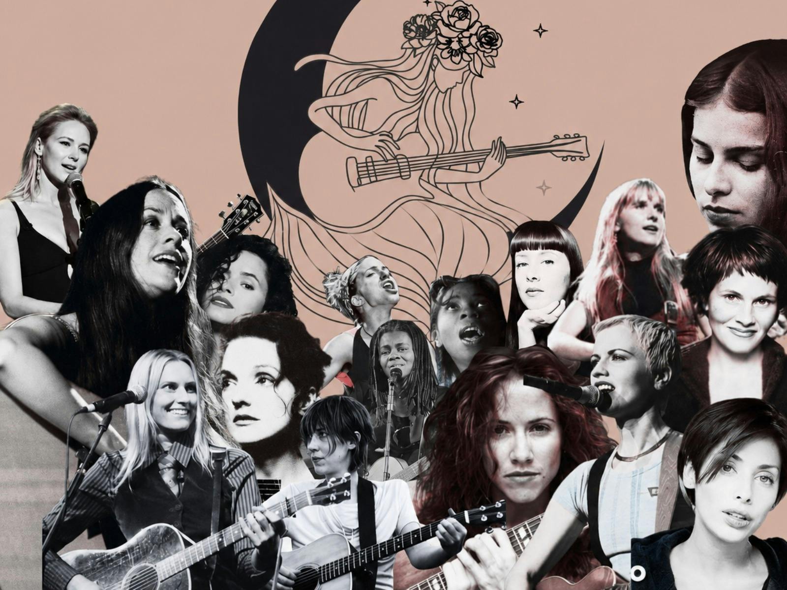 different women from singing history in one picture