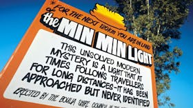 Min Min Light Sign