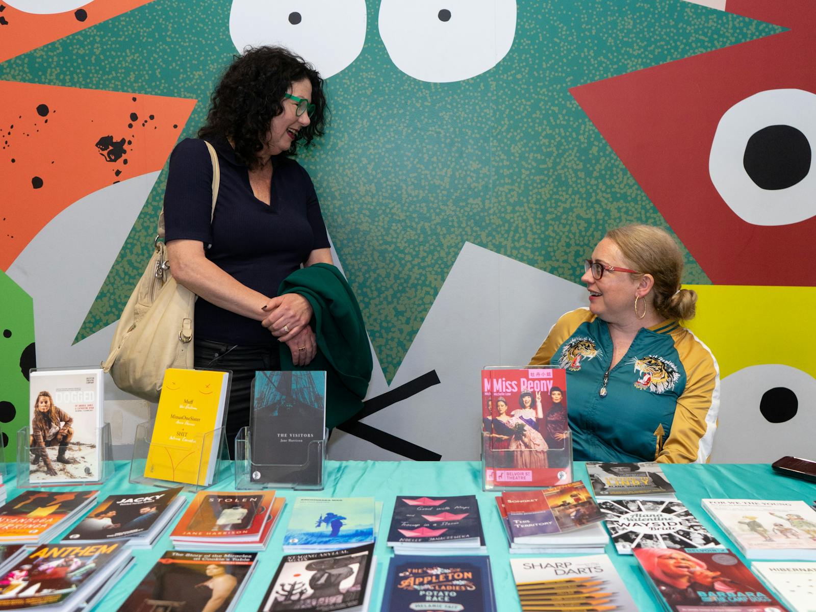 Jane Harrison and Van Badham at the 2023 Festival of Playwrights