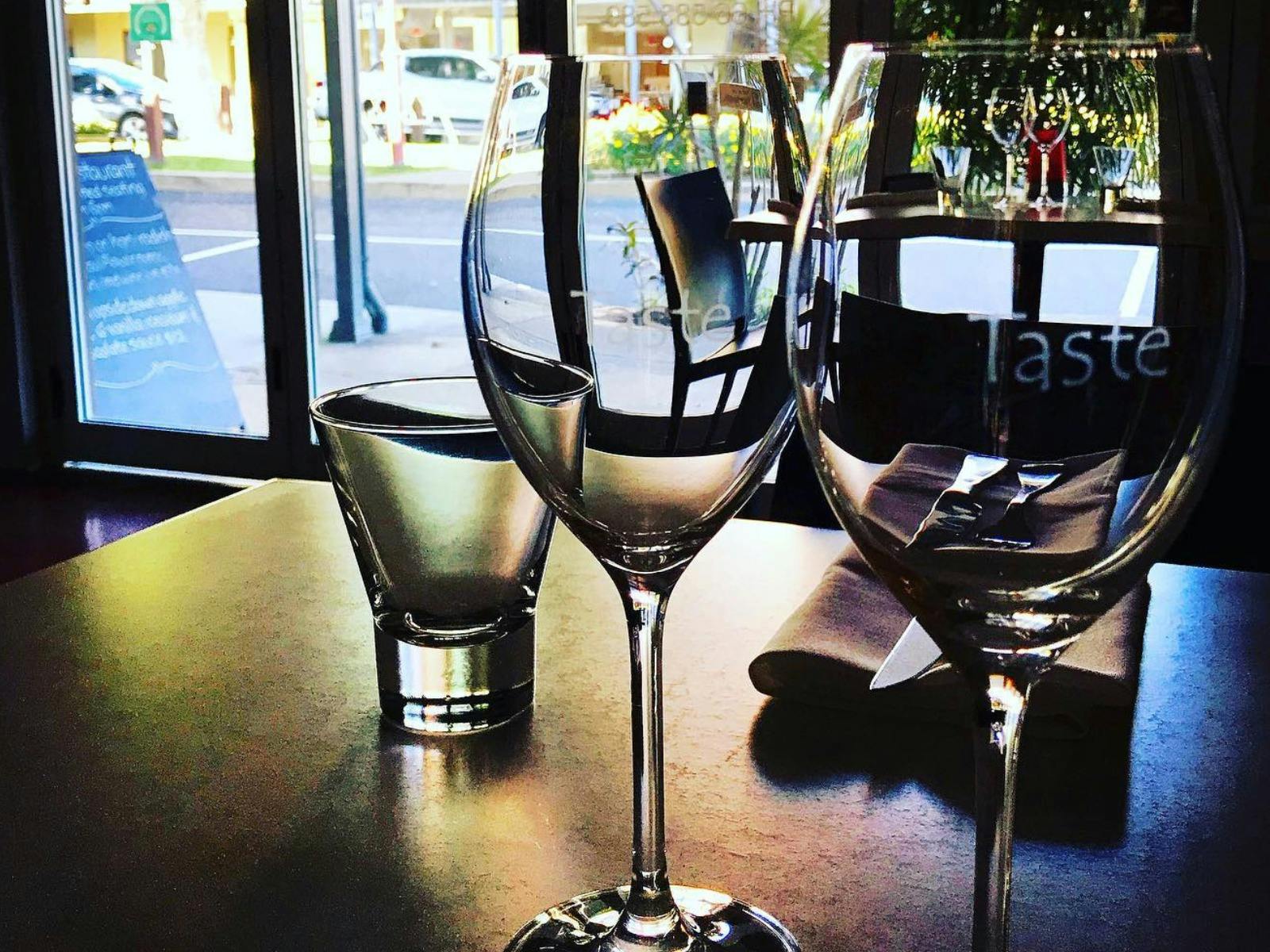 Taste Table setting with views of Sawtell Main Street