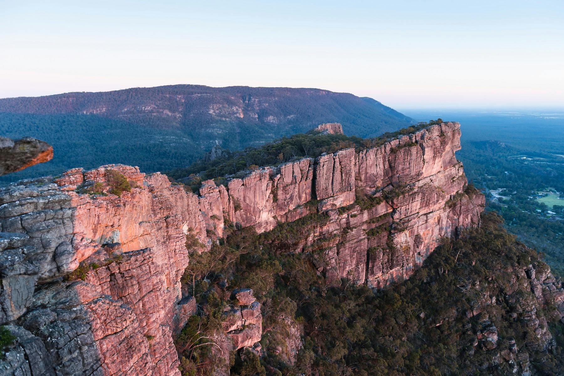 Early morning view from the Pinnacle