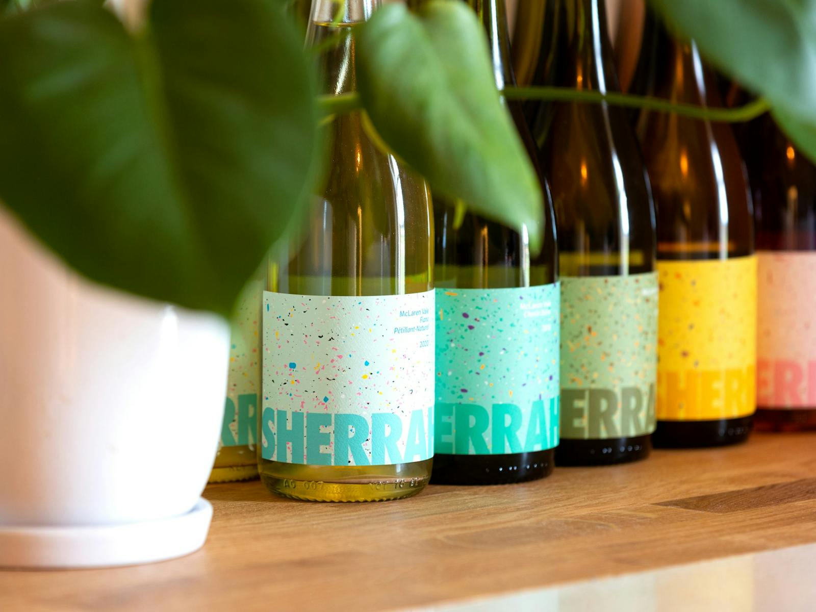 Beautiful labels, all colours of the rainbow