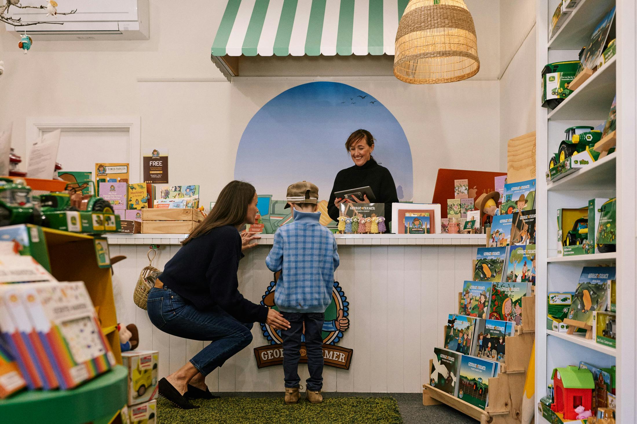 Inside George the Farmer store