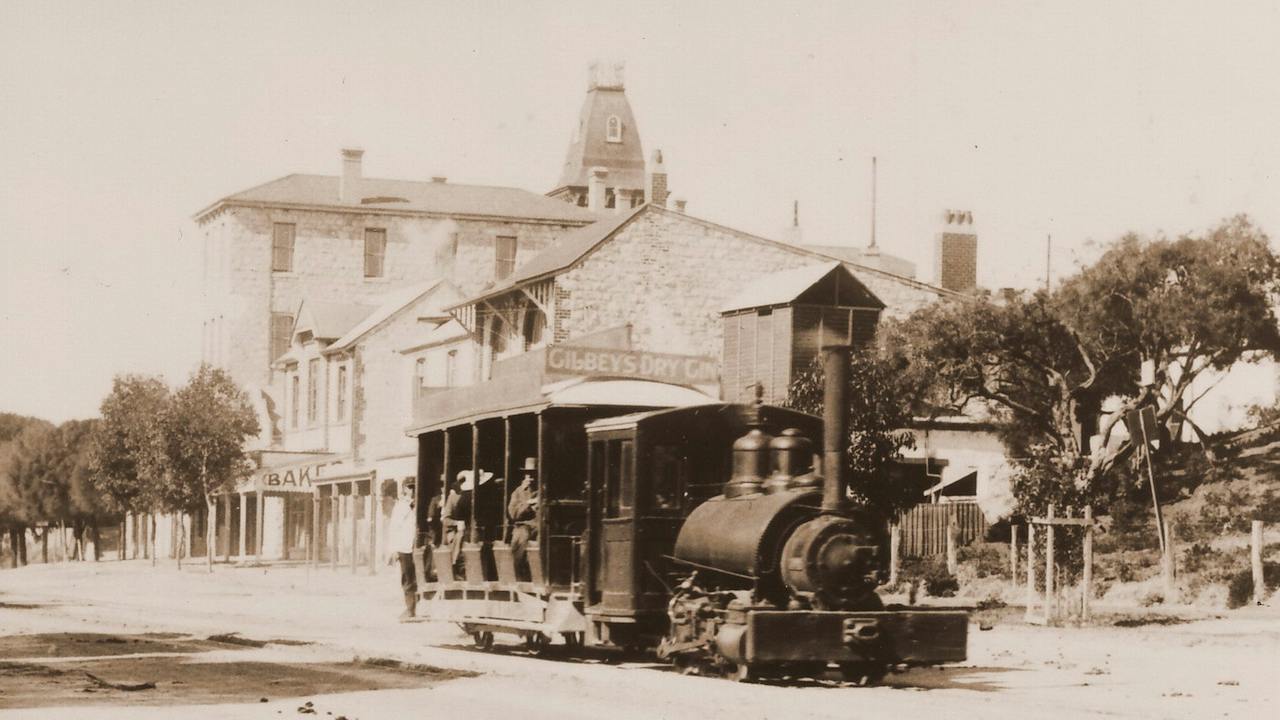 Steam Tram on Main Street Sorrento