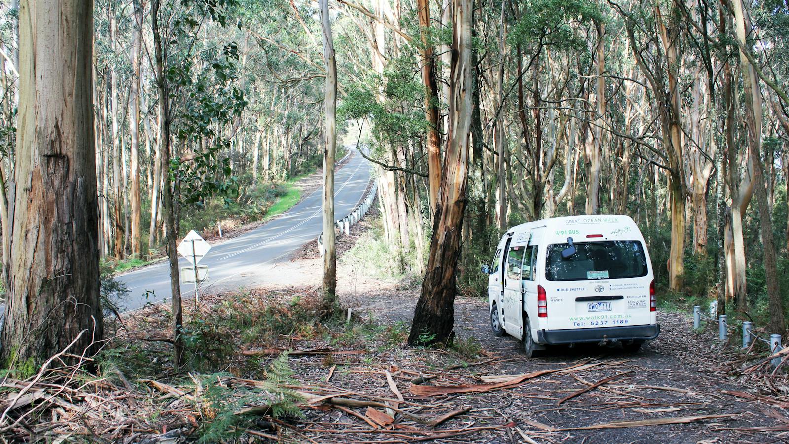 Walk91 Bus in the bush Great Ocean Walk
