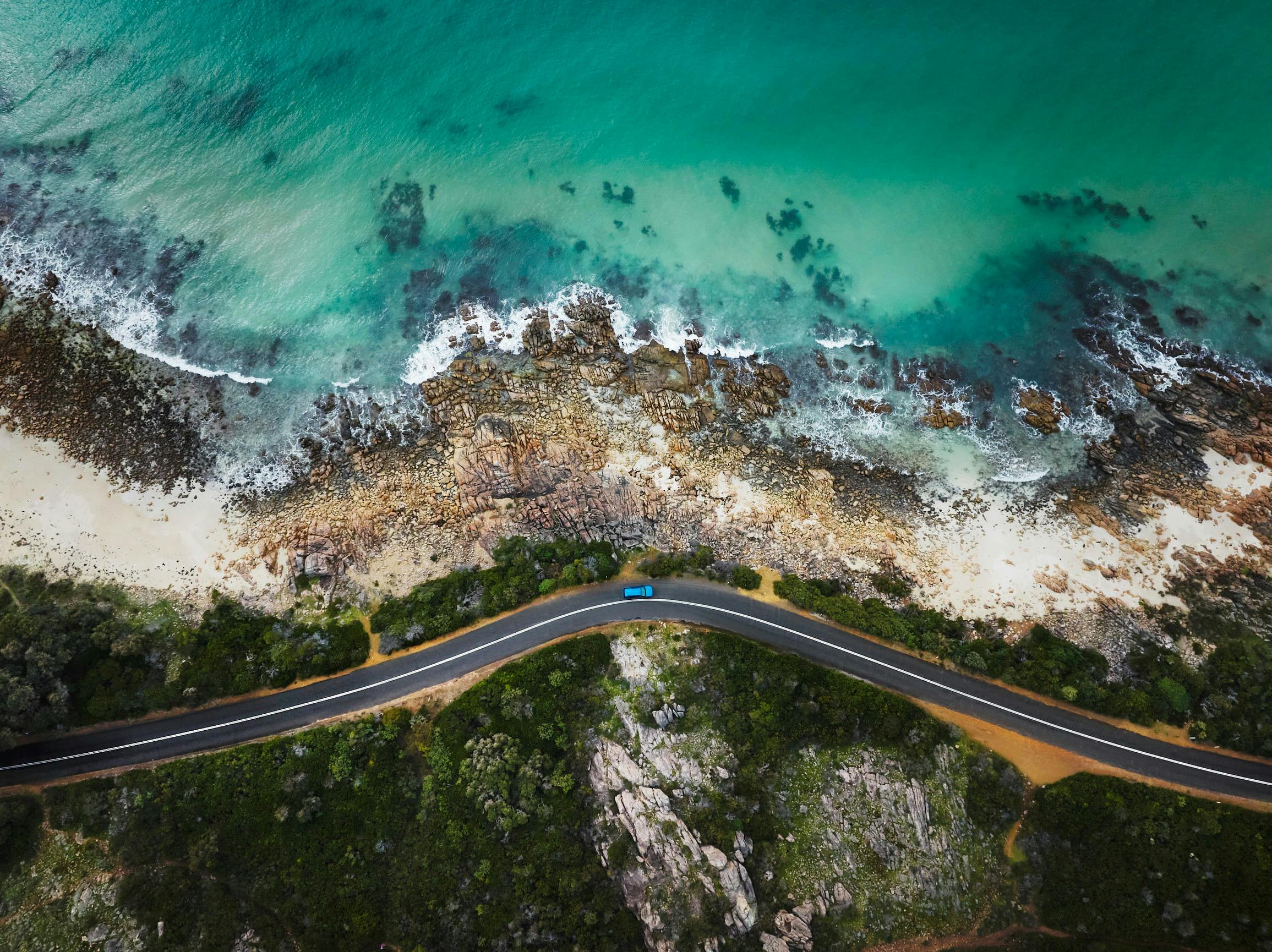Driving in Eagle Bay