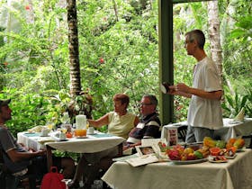 Sumptuous restaurant lunch