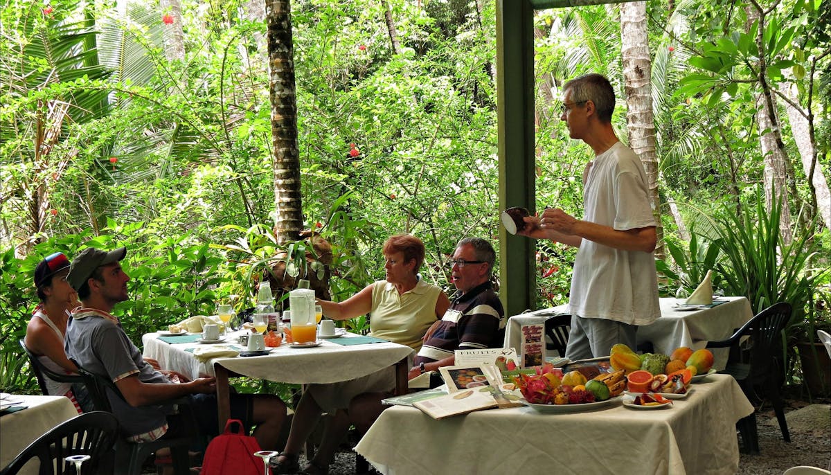 Sumptuous restaurant lunch